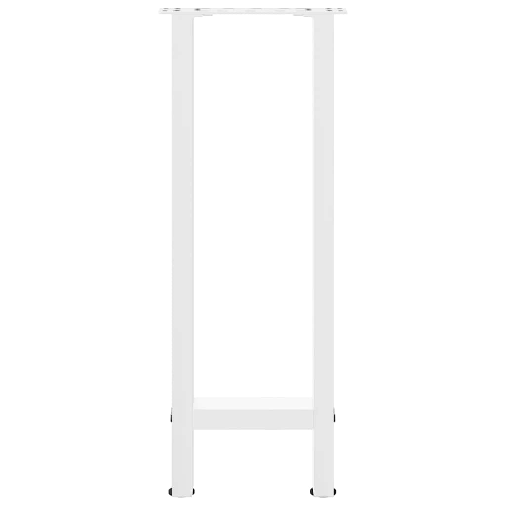 Console Table Legs White 2 pcs 38x(72-73) cm Steel