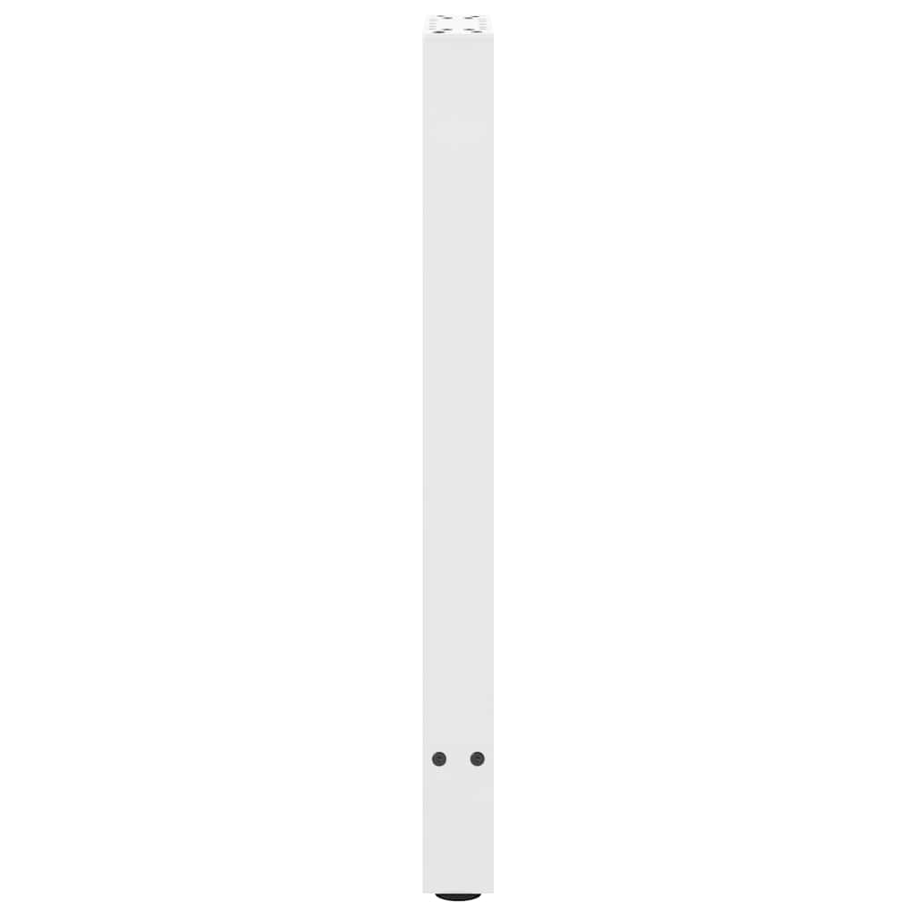 Console Table Legs White 2 pcs 38x(72-73) cm Steel