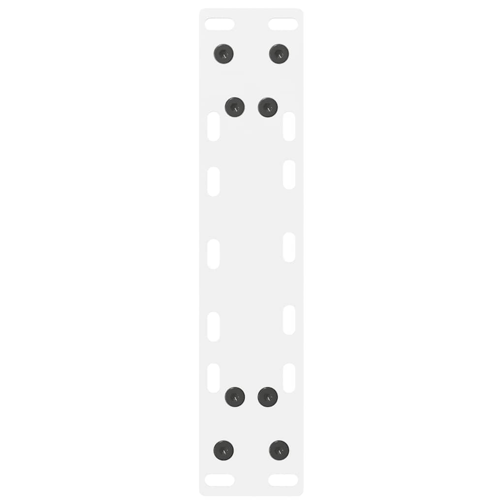 Console Table Legs White 2 pcs 38x(72-73) cm Steel
