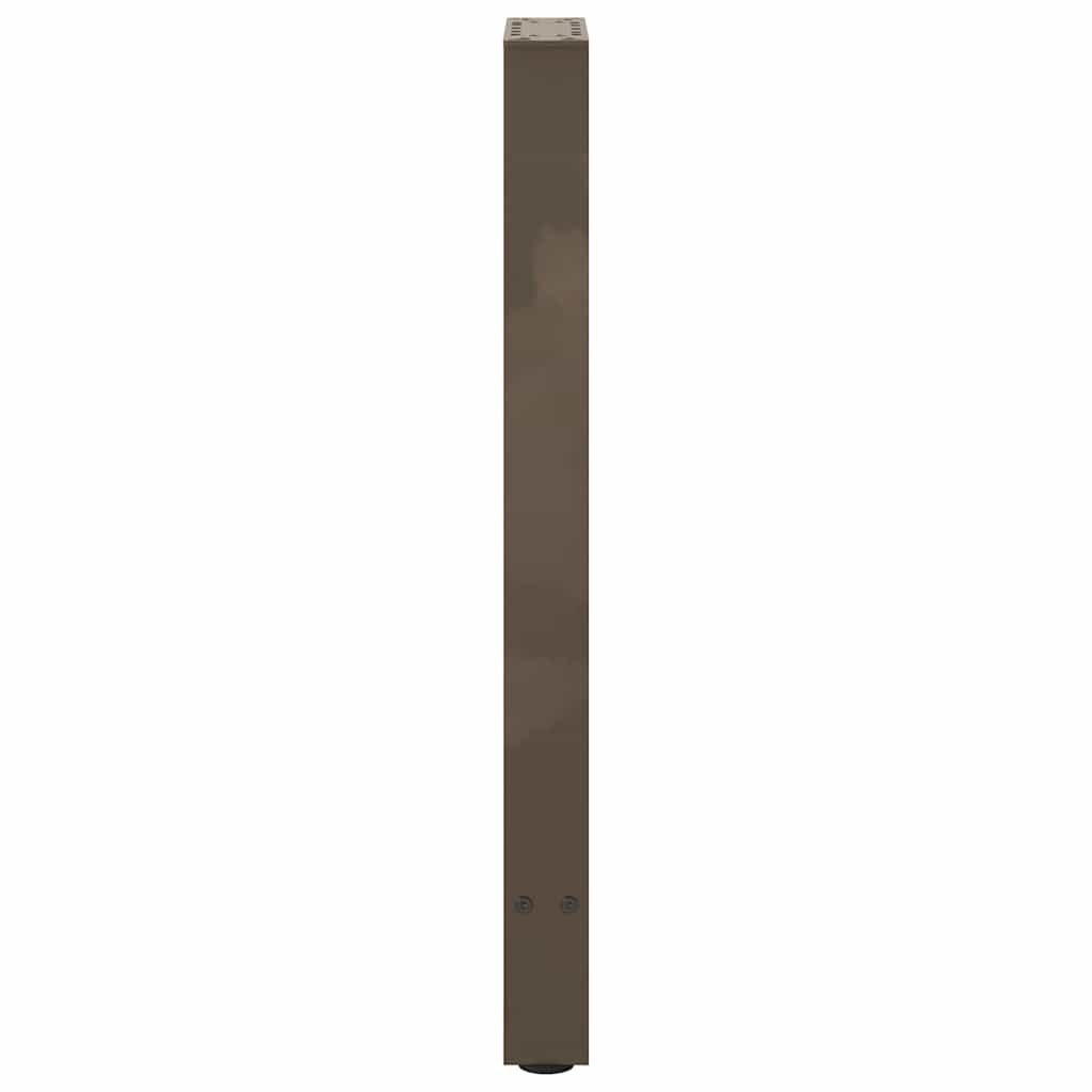 Console Table Legs Natural Steel 2 pcs 38x(72-73) cm Steel