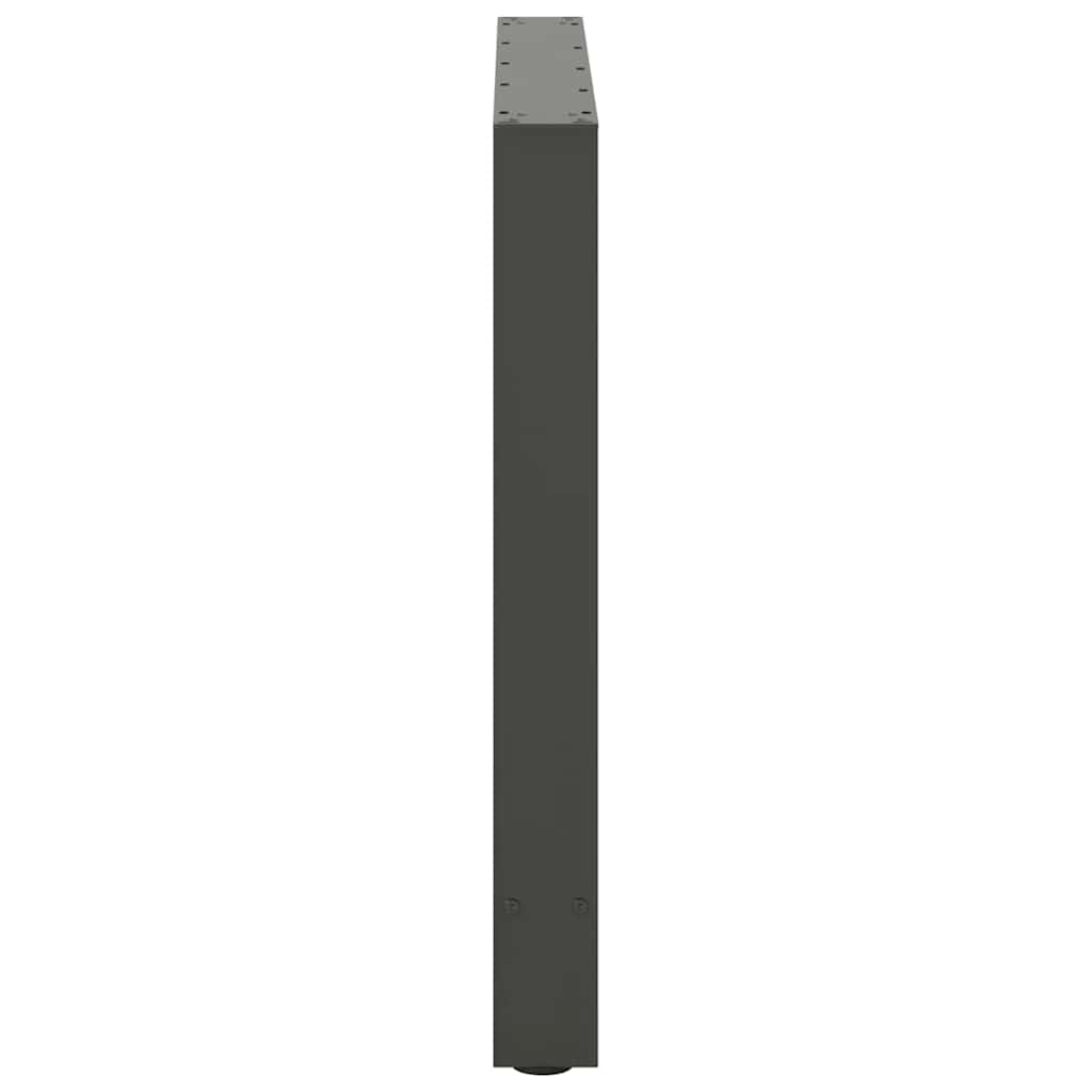 Dining Table Legs Anthracite 2 pcs 70x(72-73) cm Steel