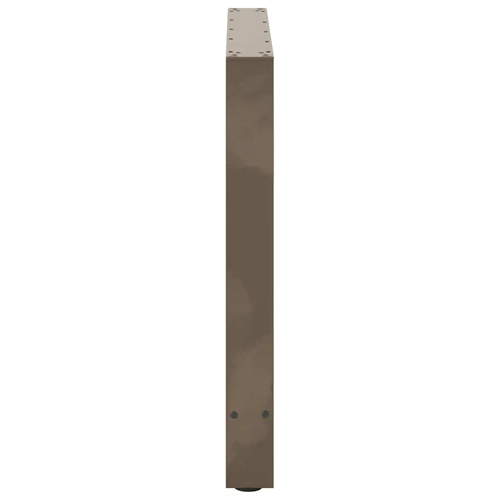 Dining Table Legs Natural Steel 2 pcs 70x(72-73) cm Steel