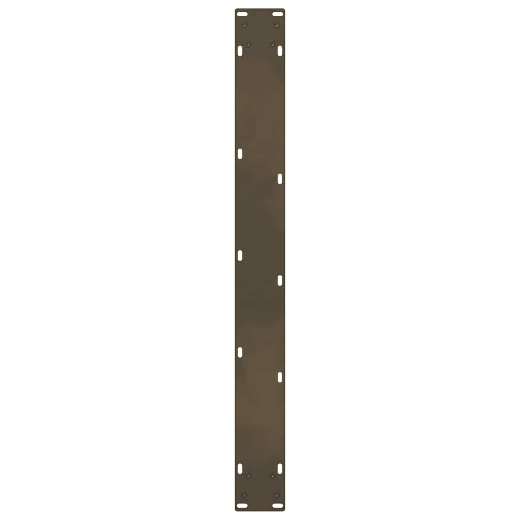 Dining Table Legs Natural Steel 2 pcs 70x(72-73) cm Steel
