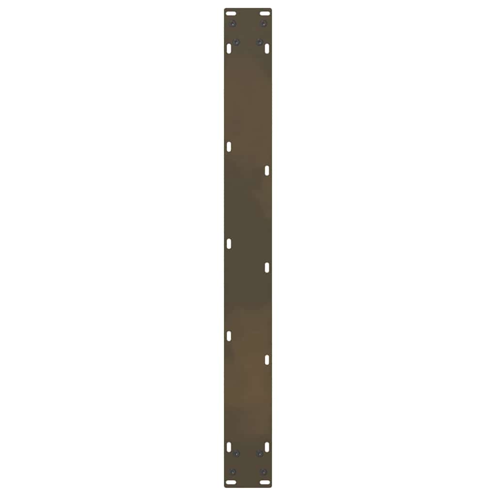 Dining Table Legs Natural Steel 2 pcs 80x(72-73) cm Steel