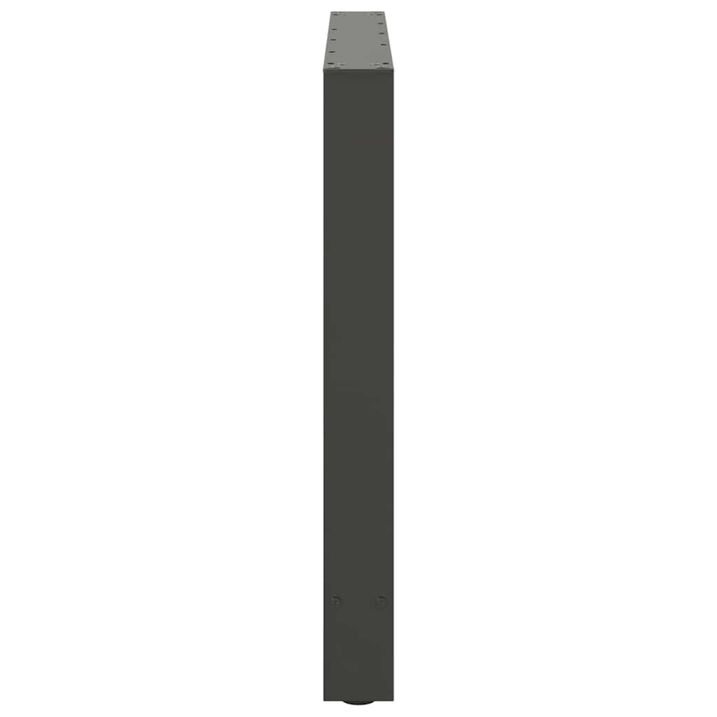 Dining Table Legs Anthracite 2 pcs 100x(72-73) cm Steel