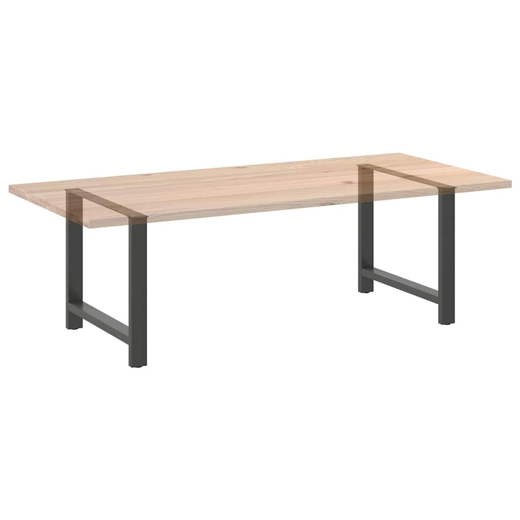 Dining Table Legs Anthracite 2 pcs 100x(72-73) cm Steel
