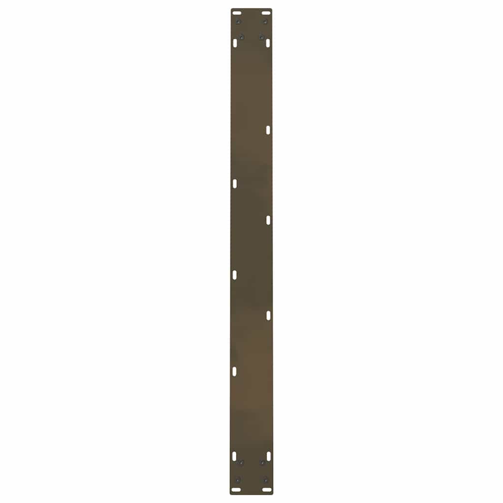 Dining Table Legs Natural Steel 2 pcs 100x(72-73) cm Steel