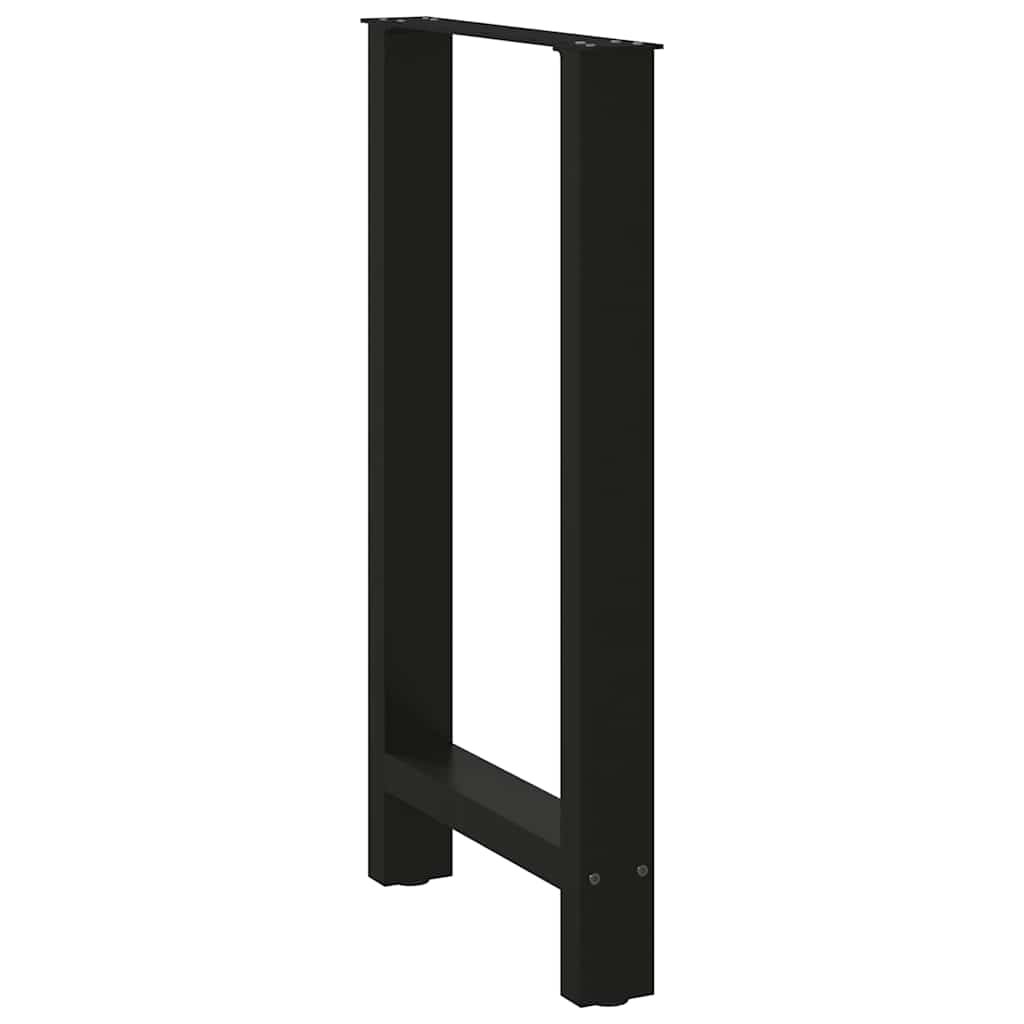 Bar Table Legs Black 2 pcs 40x(90-91) cm Steel