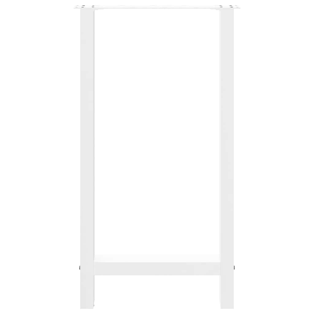 Bar Table Legs White 2 pcs 40x(90-91) cm Steel