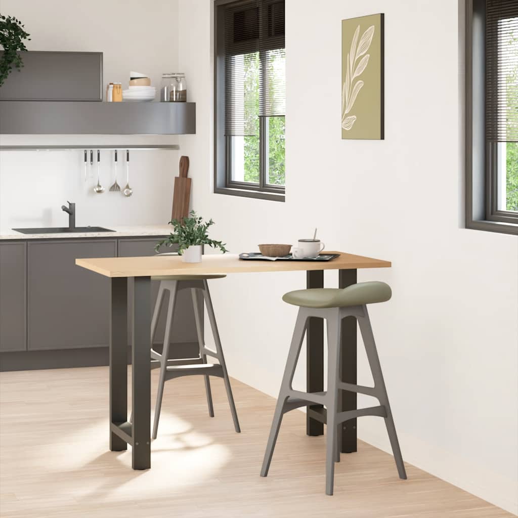 Bar Table Legs Anthracite 2 pcs 40x(90-91) cm Steel
