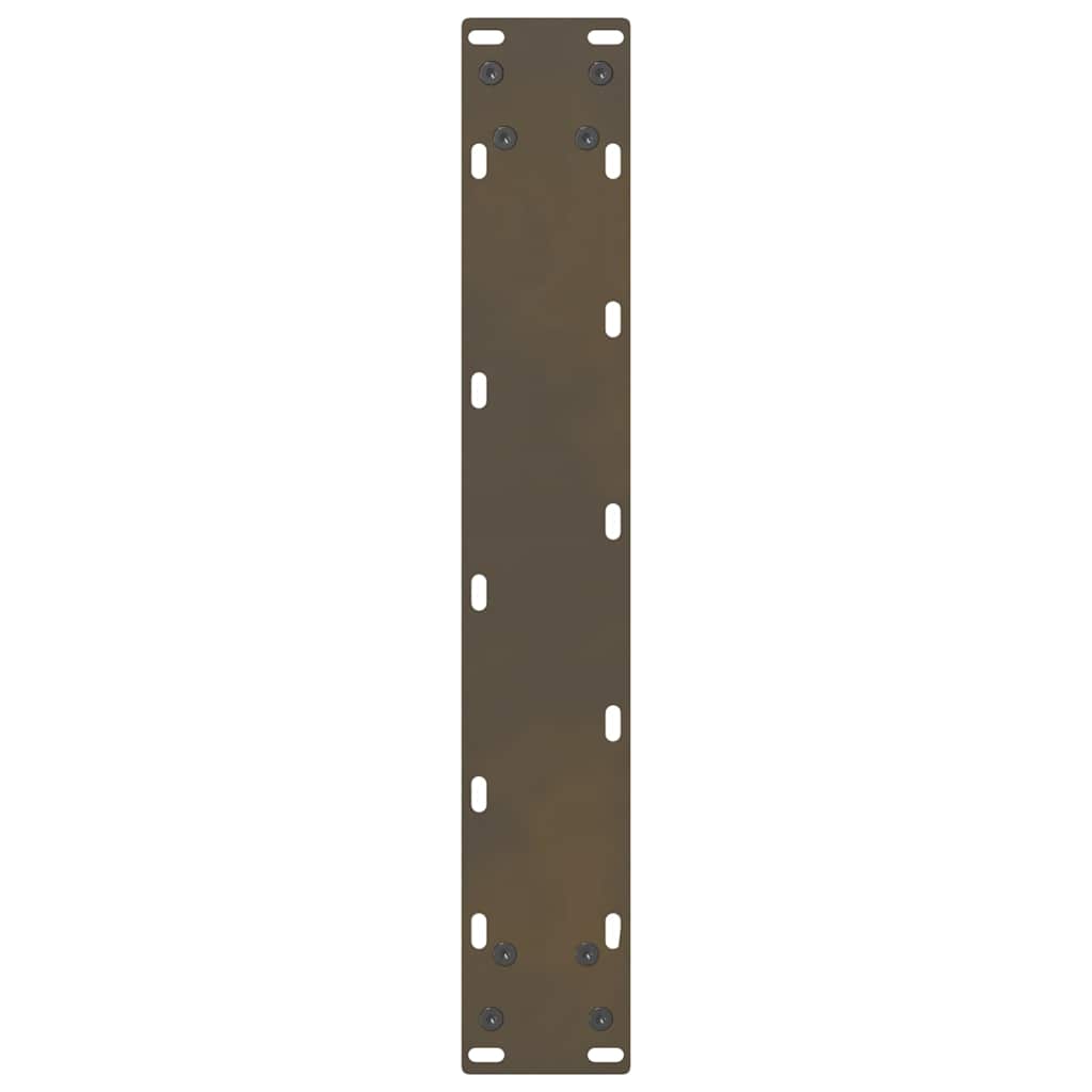 Bar Table Legs Natural Steel 2 pcs 50x(90-91) cm Steel