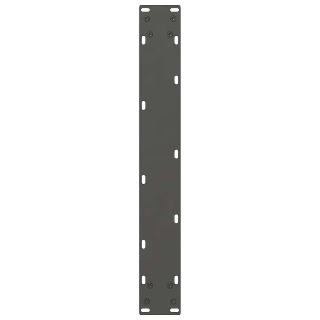 Bar Table Legs Anthracite 2 pcs 60x(90-91) cm Steel