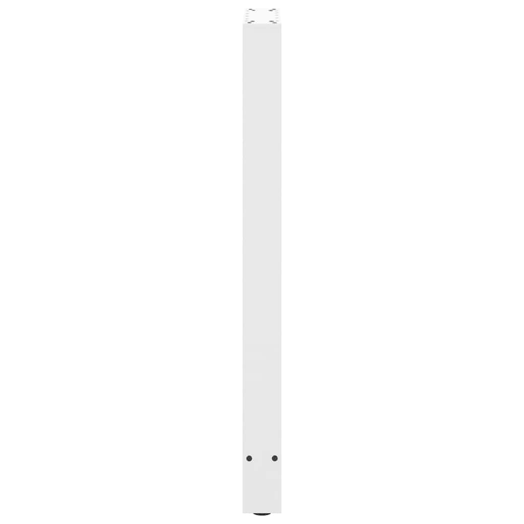 Bar Table Legs White 2 pcs 50x(100-101) cm Steel