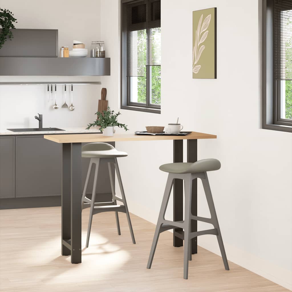 Bar Table Legs Anthracite 2 pcs 50x(100-101) cm Steel