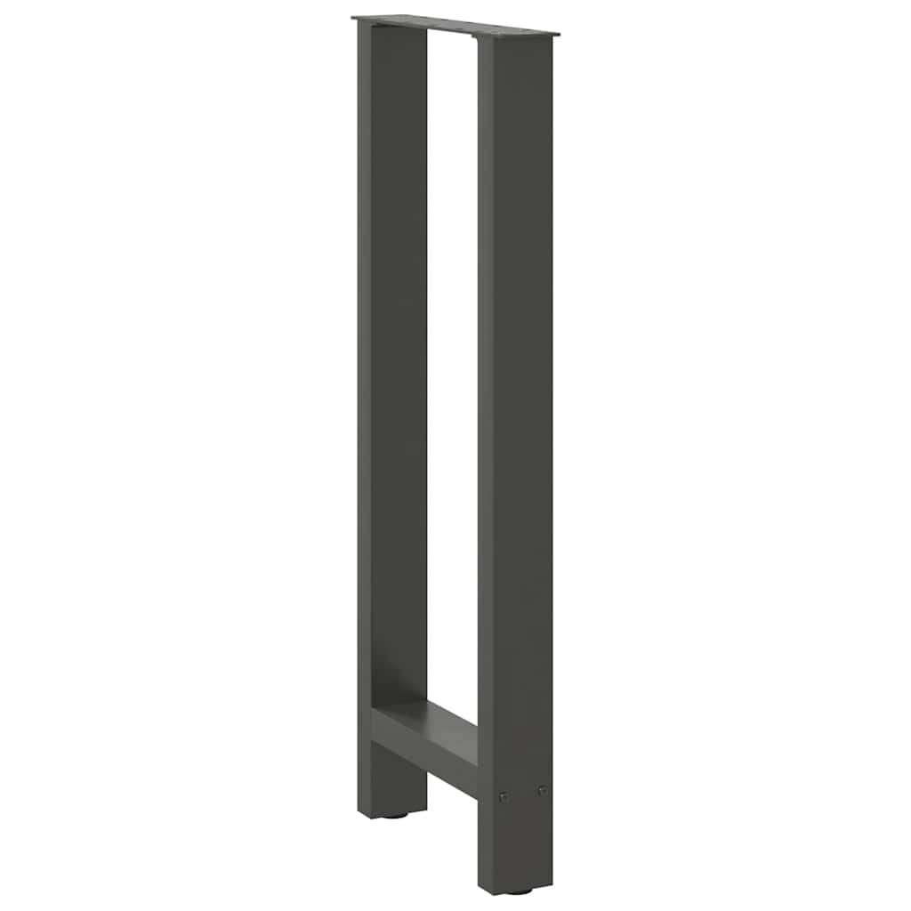 Bar Table Legs Anthracite 2 pcs 50x(100-101) cm Steel