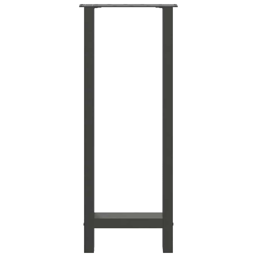 Bar Table Legs Anthracite 2 pcs 50x(100-101) cm Steel