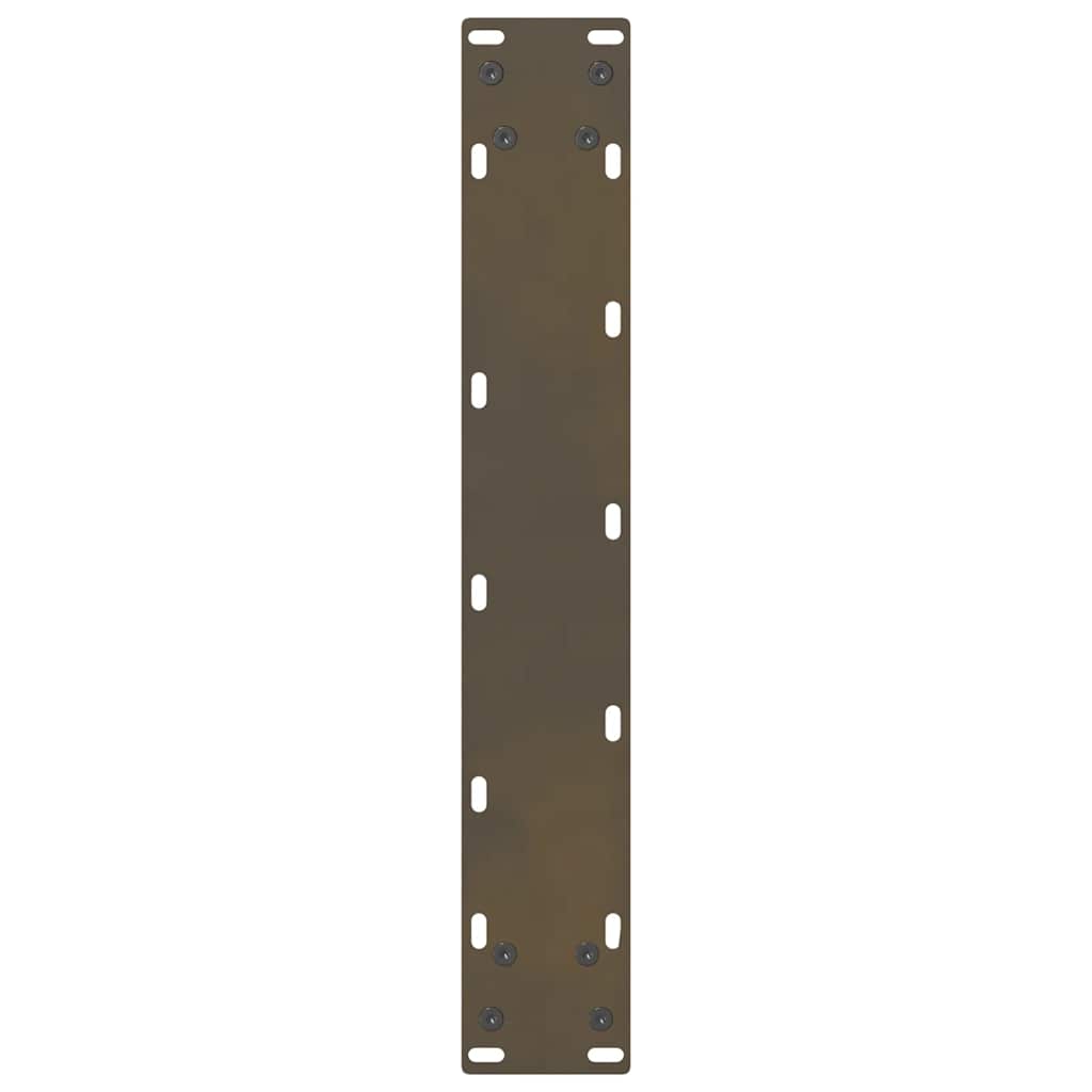 Bar Table Legs Natural Steel 2 pcs 50x(100-101) cm Steel