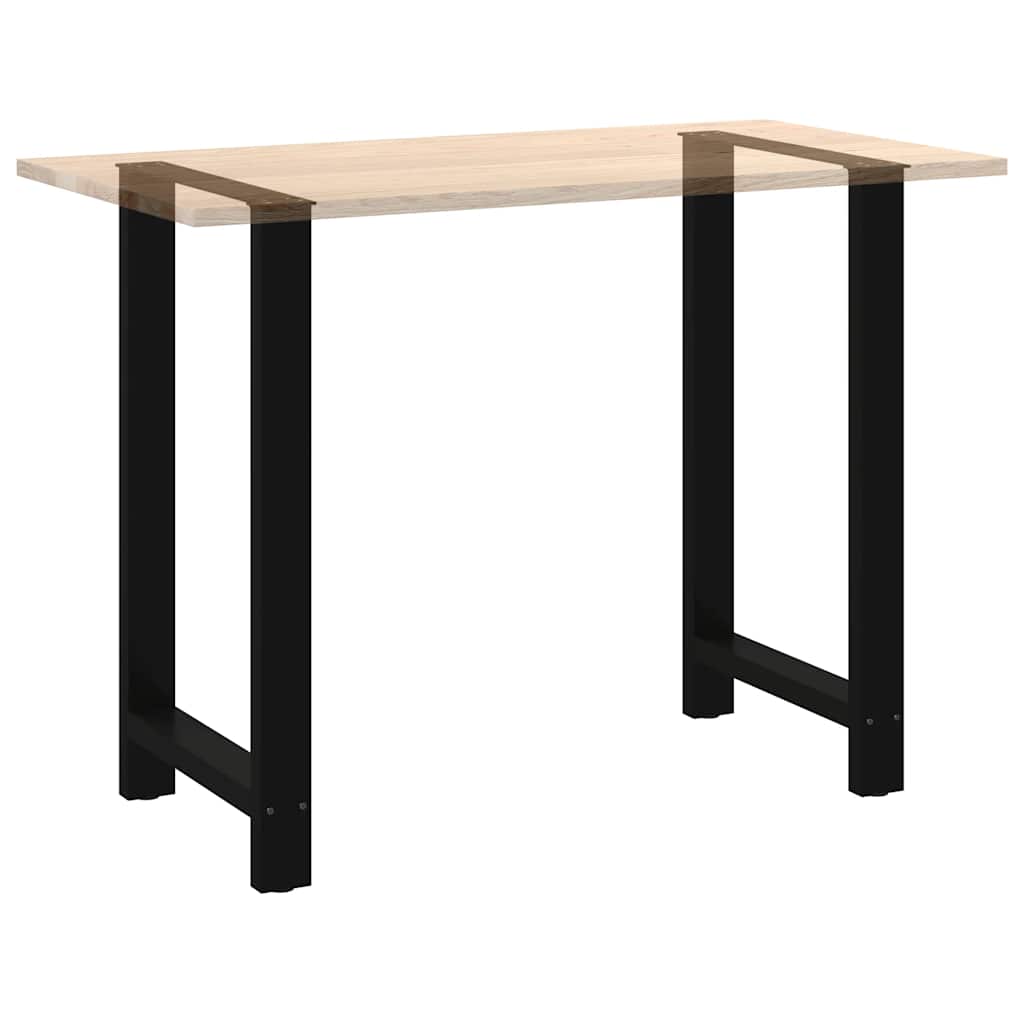 Bar Table Legs Black 2 pcs 60x(100-101) cm Steel