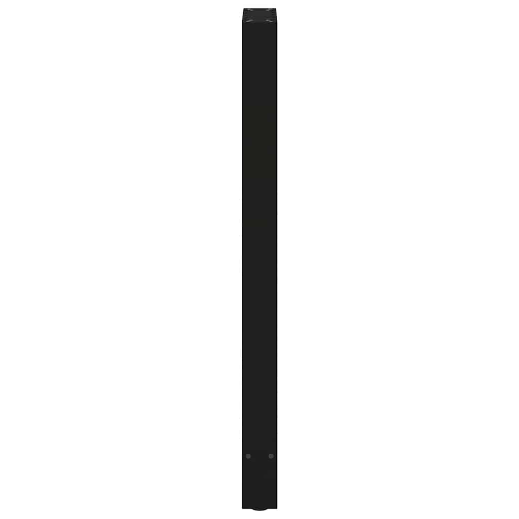 Bar Table Legs Black 2 pcs 40x(110-111) cm Steel