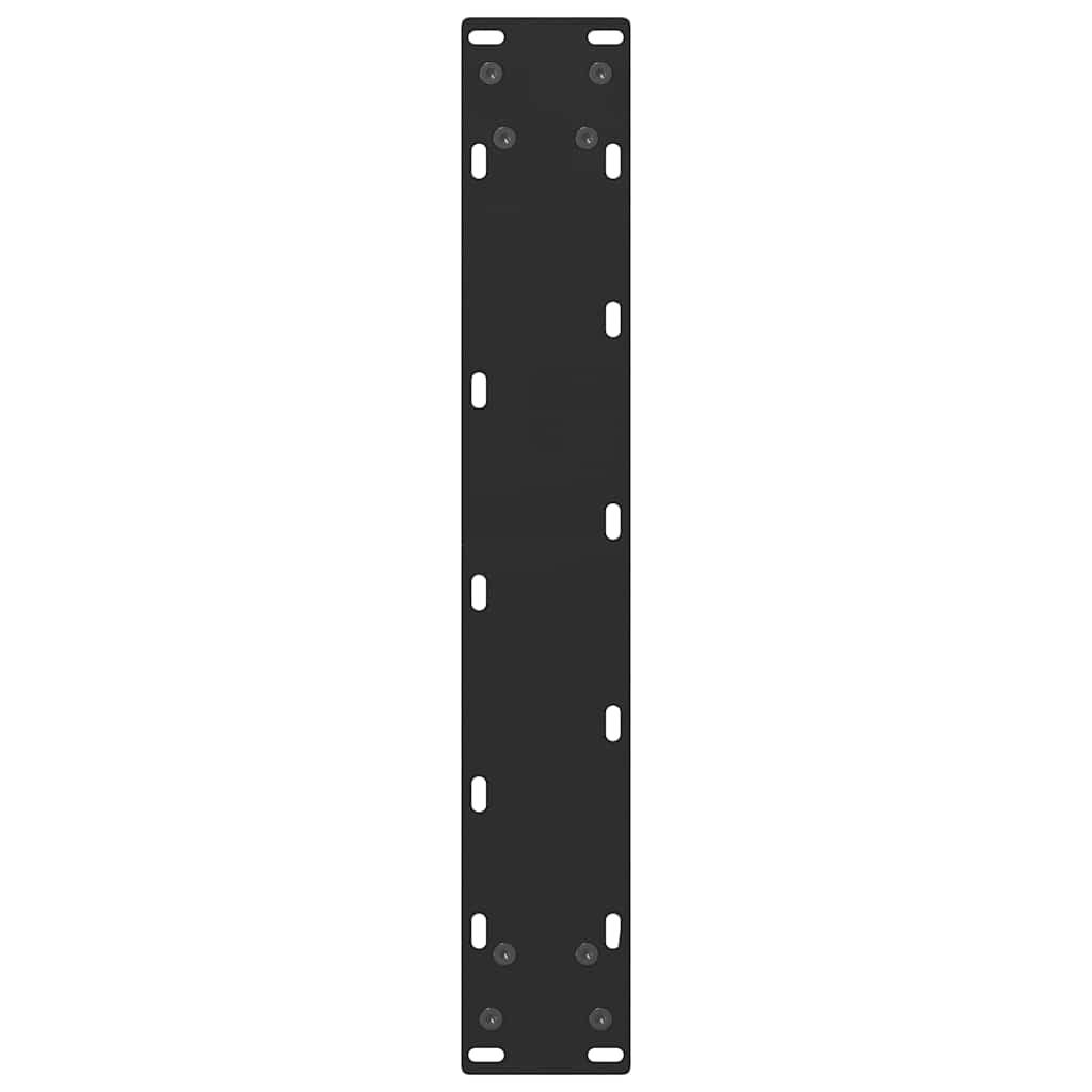 Bar Table Legs Black 2 pcs 40x(110-111) cm Steel