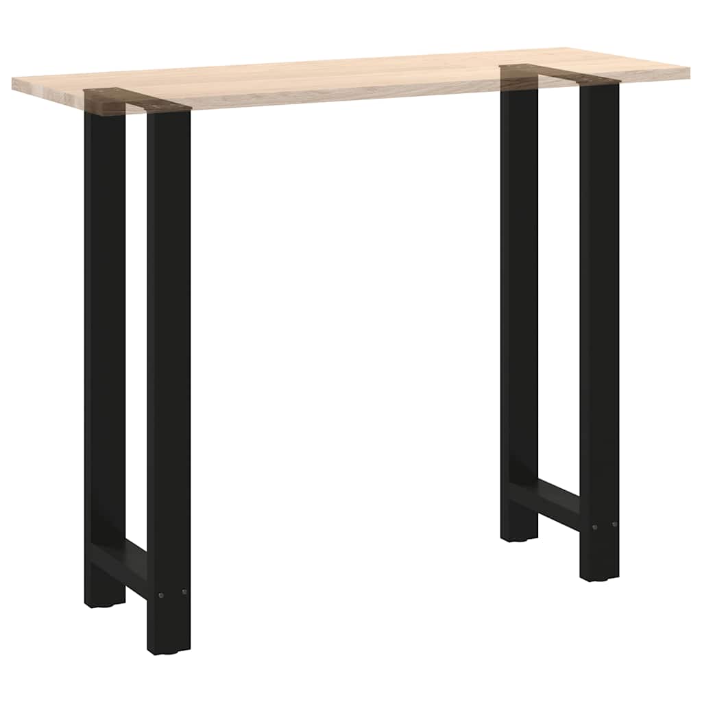 Bar Table Legs Black 2 pcs 40x(110-111) cm Steel