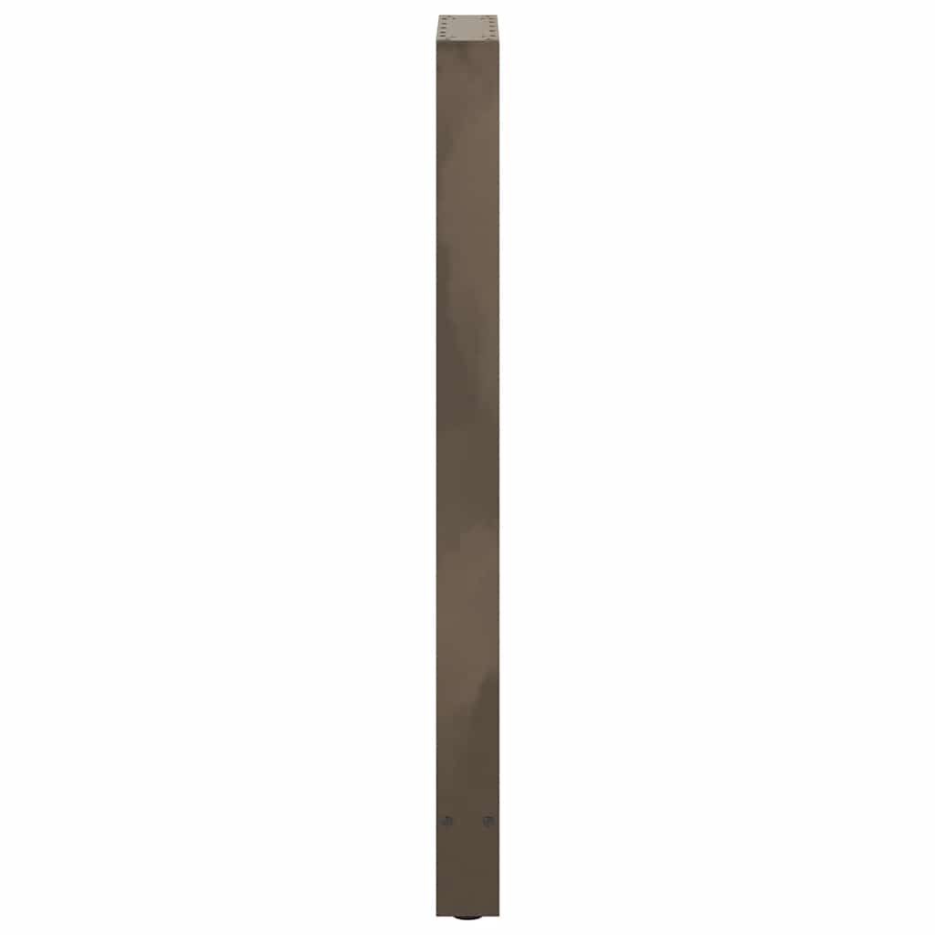 Bar Table Legs Natural Steel 2 pcs 40x(110-111) cm Steel