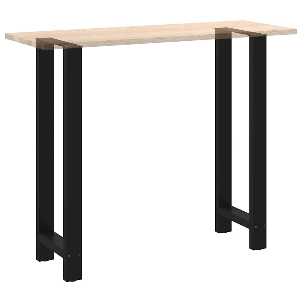 Bar Table Legs Black 2 pcs 50x(110-111) cm Steel