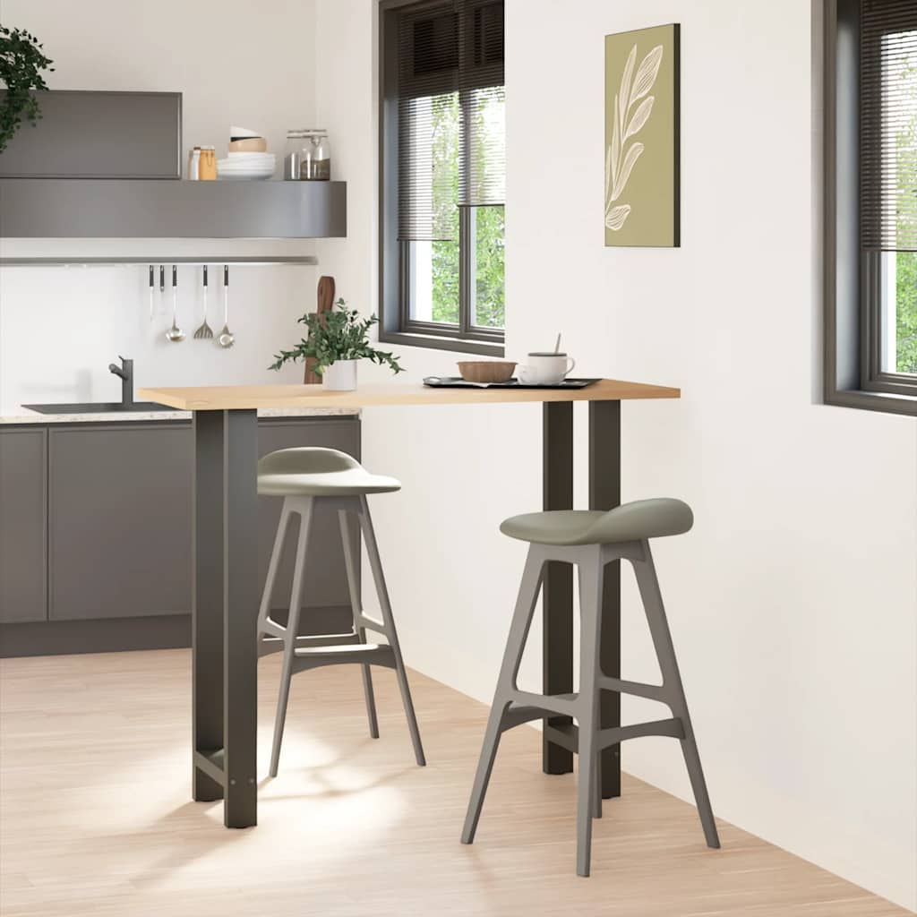 Bar Table Legs Anthracite 2 pcs 50x(110-111) cm Steel