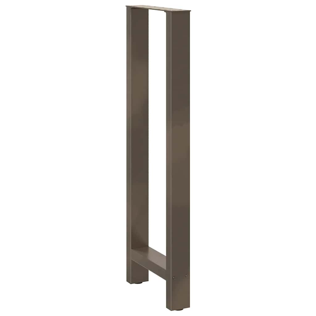 Bar Table Legs Natural Steel 2 pcs 50x(110-111) cm Steel