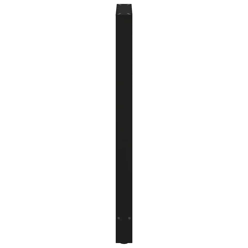 Bar Table Legs Black 2 pcs 60x(110-111) cm Steel