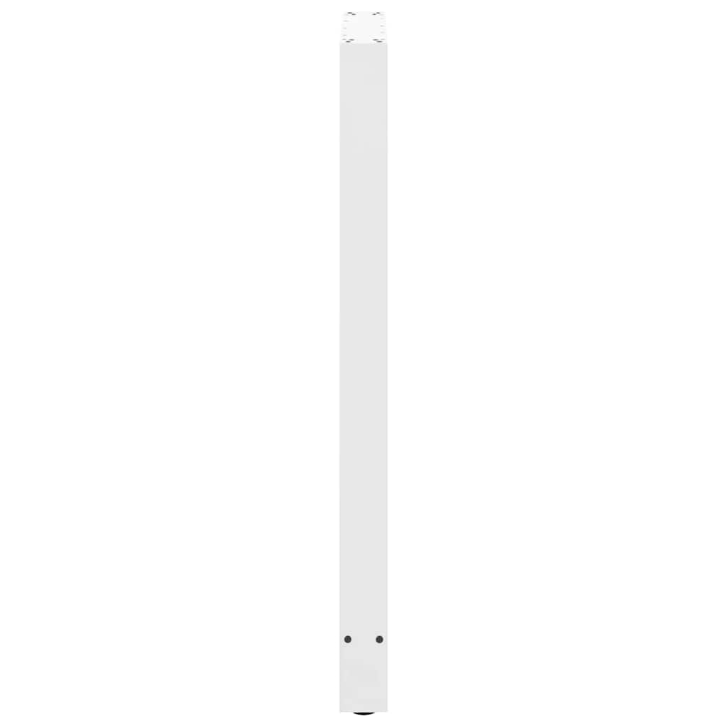 Bar Table Legs White 2 pcs 60x(110-111) cm Steel