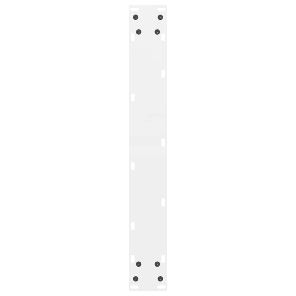 Bar Table Legs White 2 pcs 60x(110-111) cm Steel
