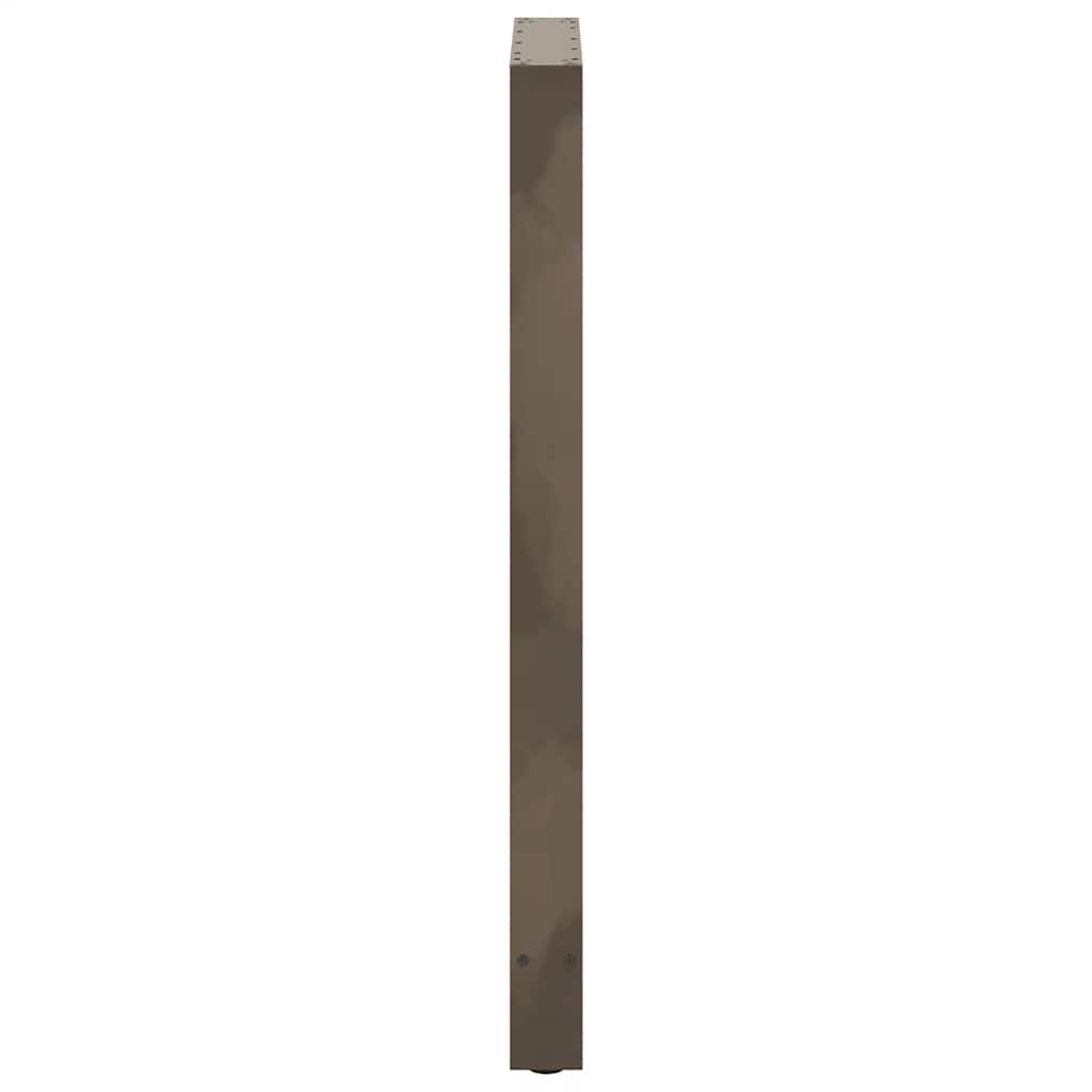 Bar Table Legs Natural Steel 2 pcs 60x(110-111) cm Steel