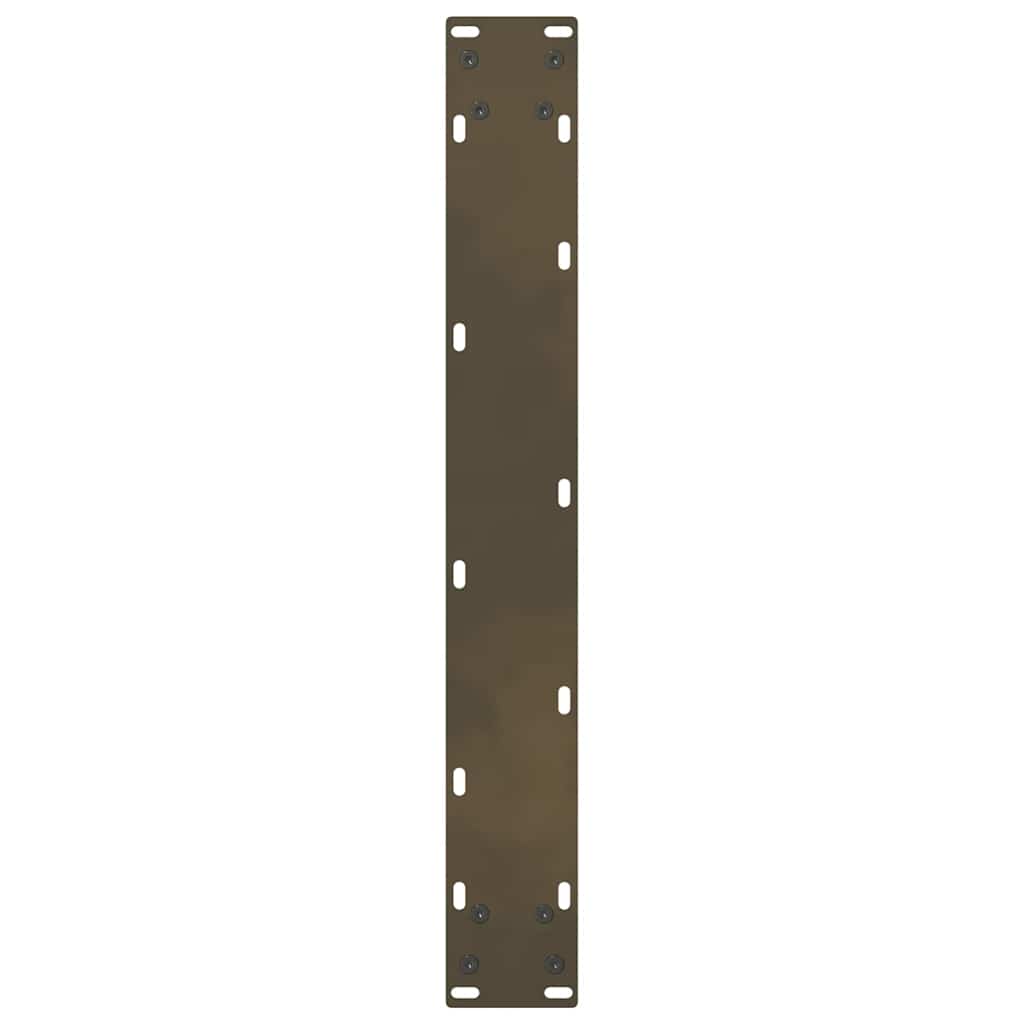 Bar Table Legs Natural Steel 2 pcs 60x(110-111) cm Steel