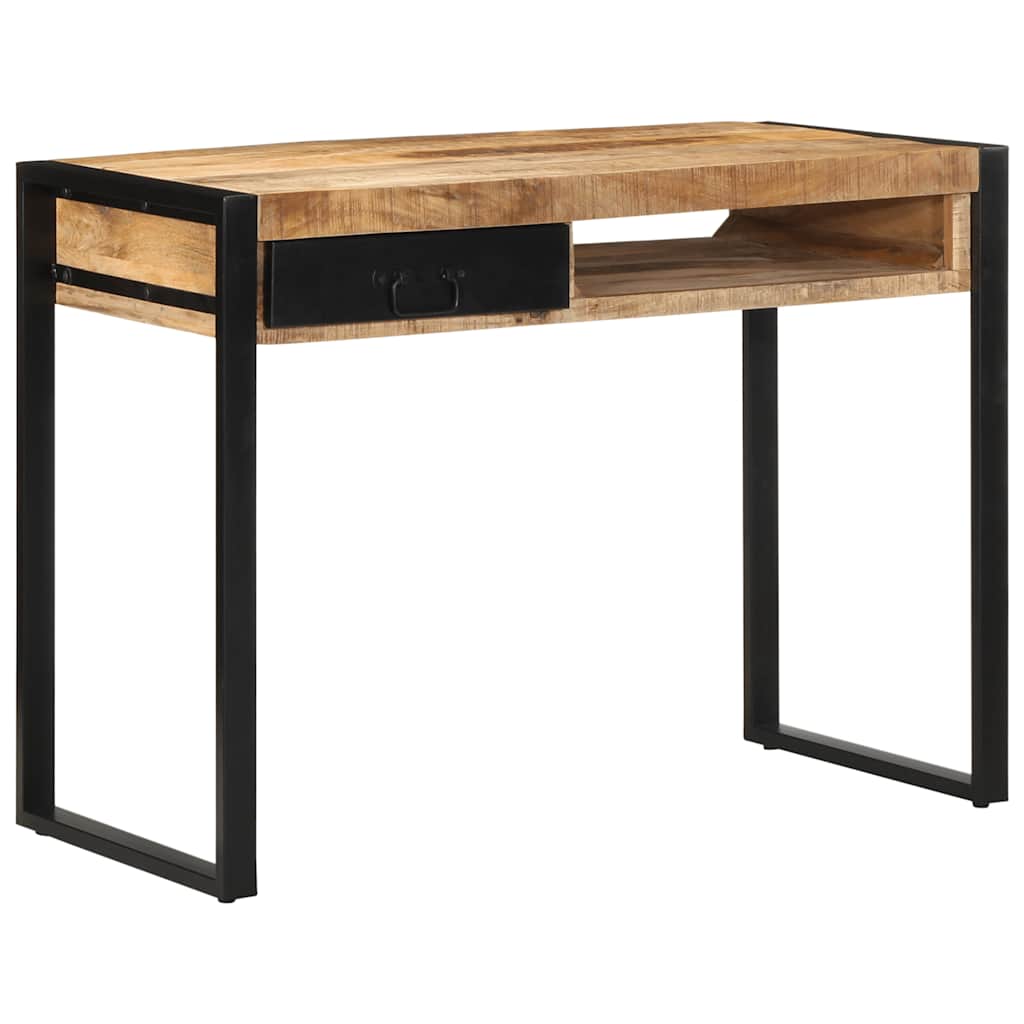 Desk 100x50x75 cm Solid Rough Wood Mango