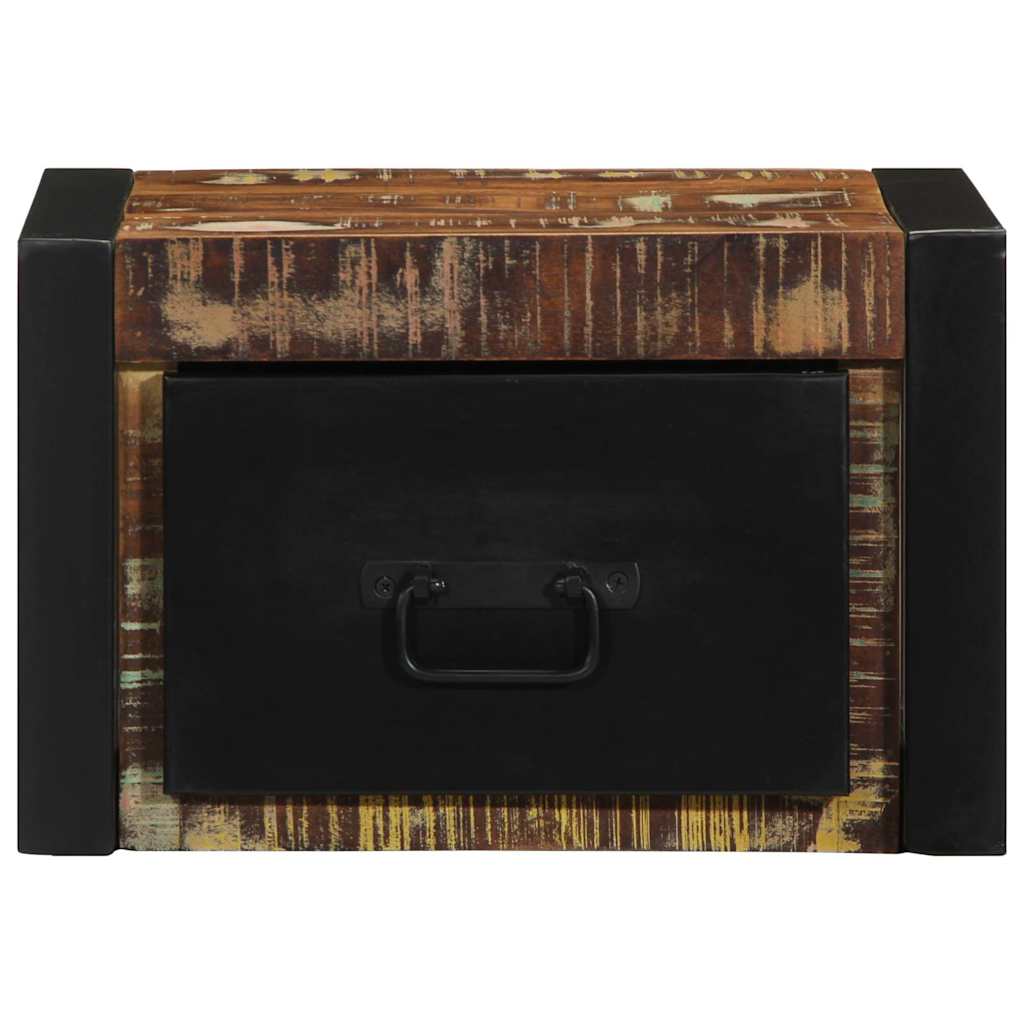 vidaXL Bedside Cabinet Multicolour 40x35x25 cm Solid Wood Reclaimed