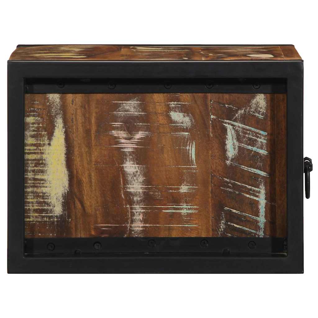 vidaXL Bedside Cabinet Multicolour 40x35x25 cm Solid Wood Reclaimed