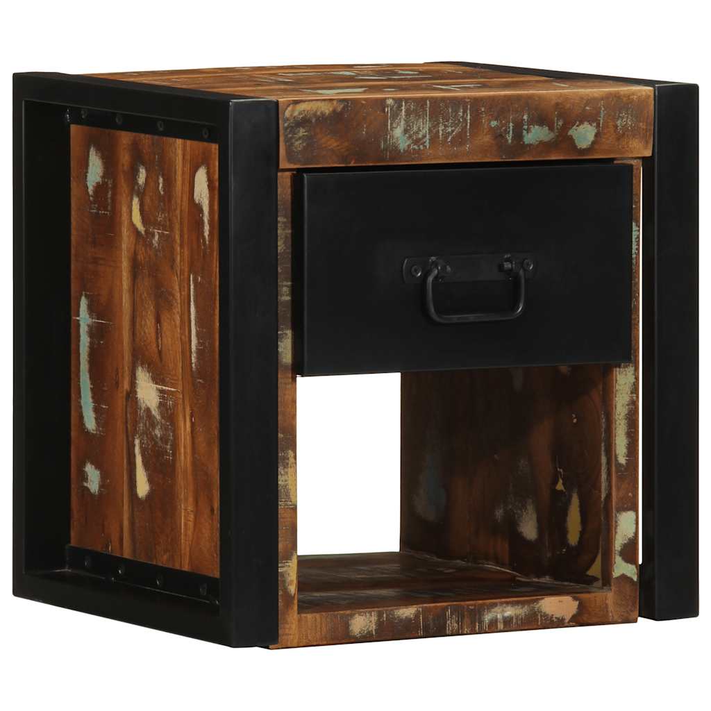 vidaXL Bedside Cabinets 2 pcs Multicolour 40x35x40 cm Solid Wood Reclaimed