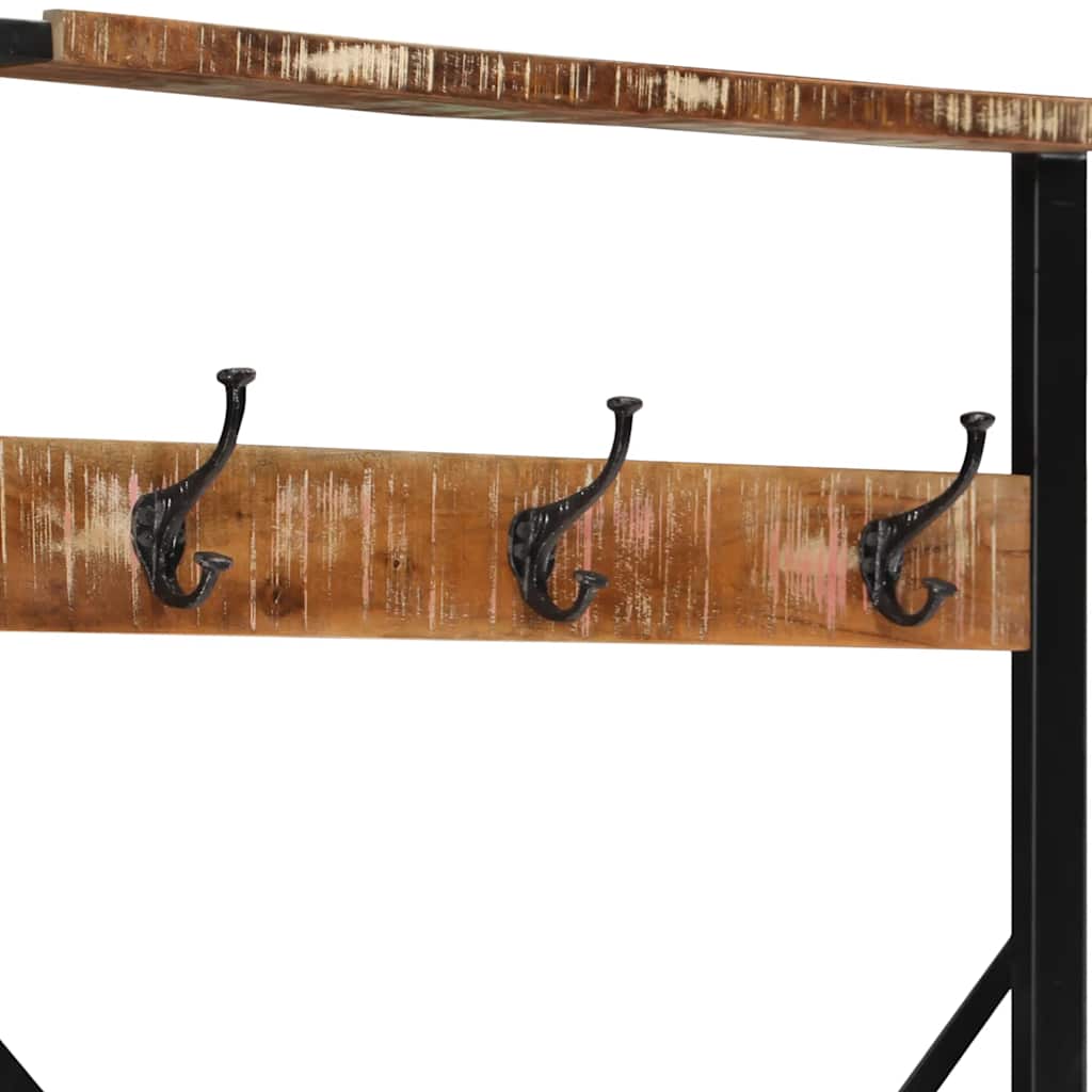 Clothes Rack Multicolour 80x40x190 cm Solid Wood Reclaimed