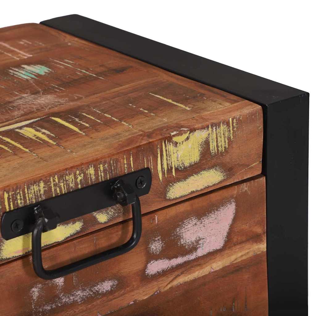 Storage Chests Multicolour 40 x 30 x 30 cm Solid Reclaim wood