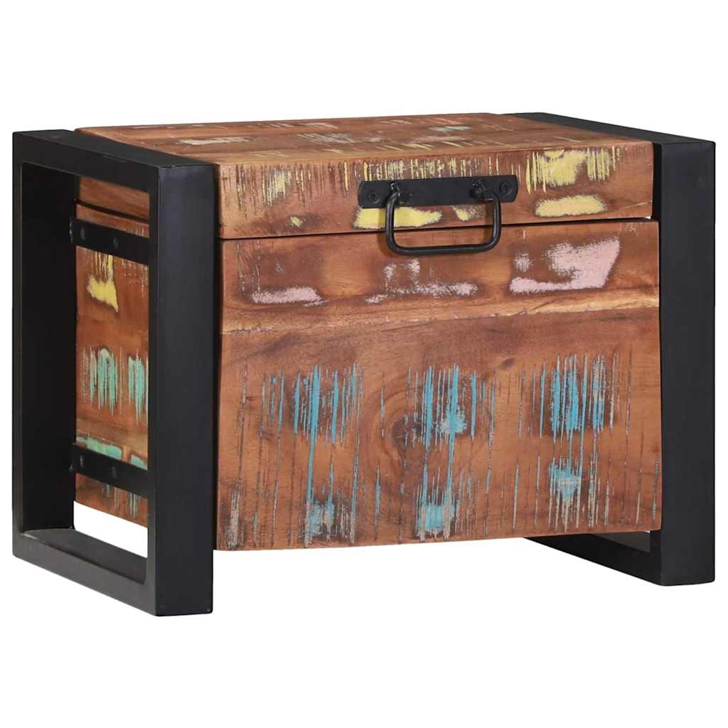 Storage Chests Multicolour 40 x 30 x 30 cm Solid Reclaim wood