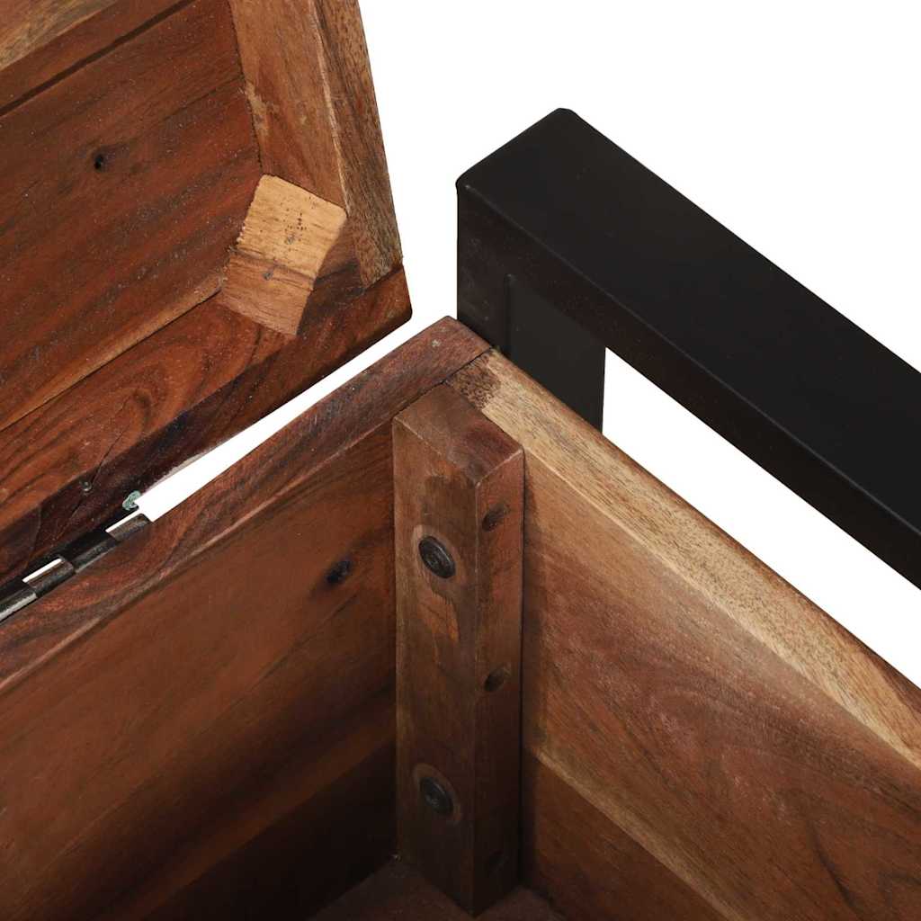 Storage Chests Multicolour 60 x 30 x 30 cm Solid Reclaim wood