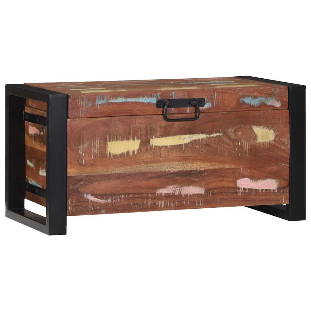 Storage Chests Multicolour 60 x 30 x 30 cm Solid Reclaim wood