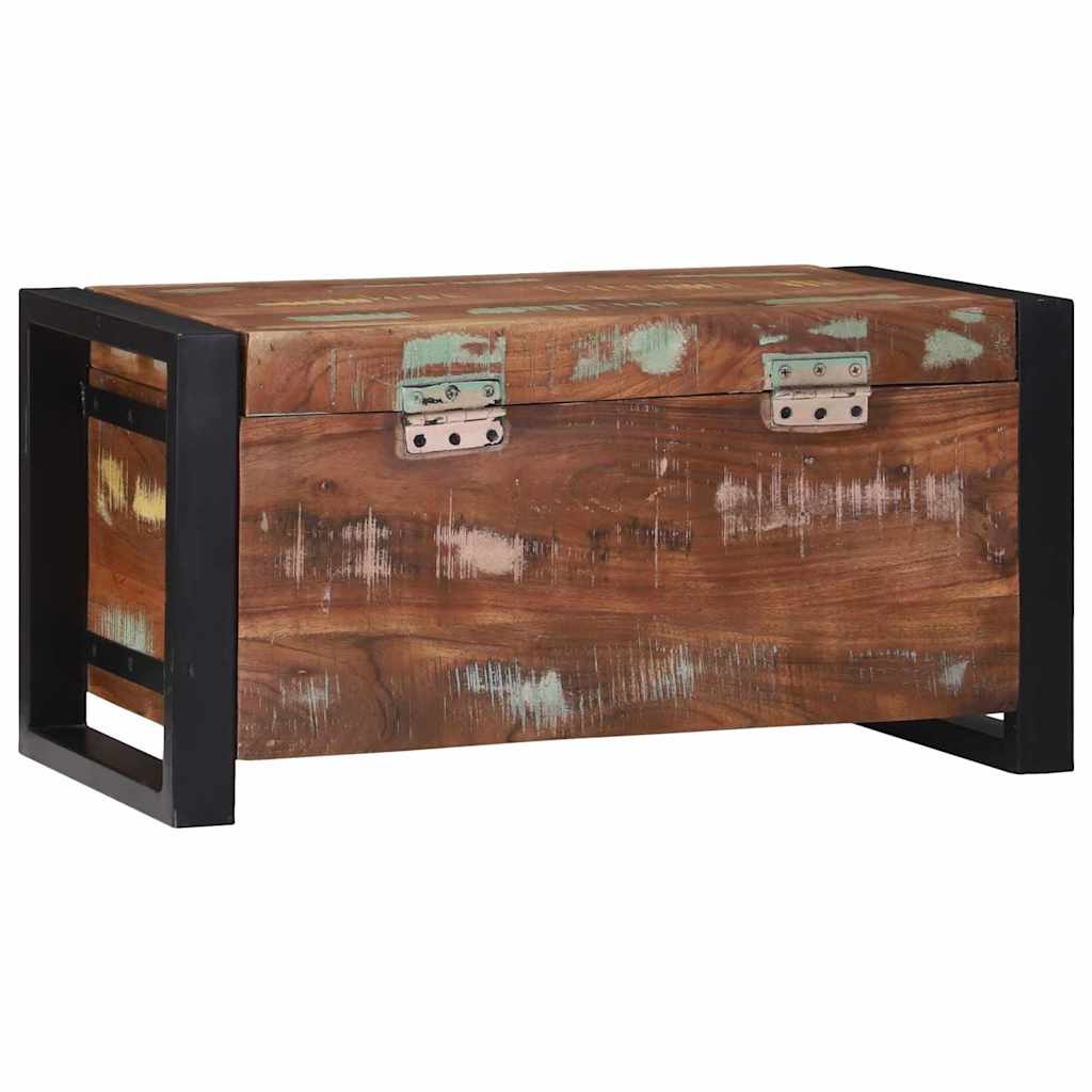 Storage Chests Multicolour 60 x 30 x 30 cm Solid Reclaim wood