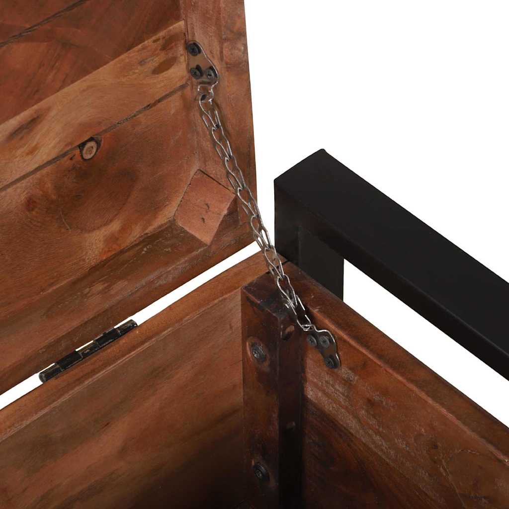 Storage Chests Multicolour 80 x 30 x 30 cm Solid Reclaim wood