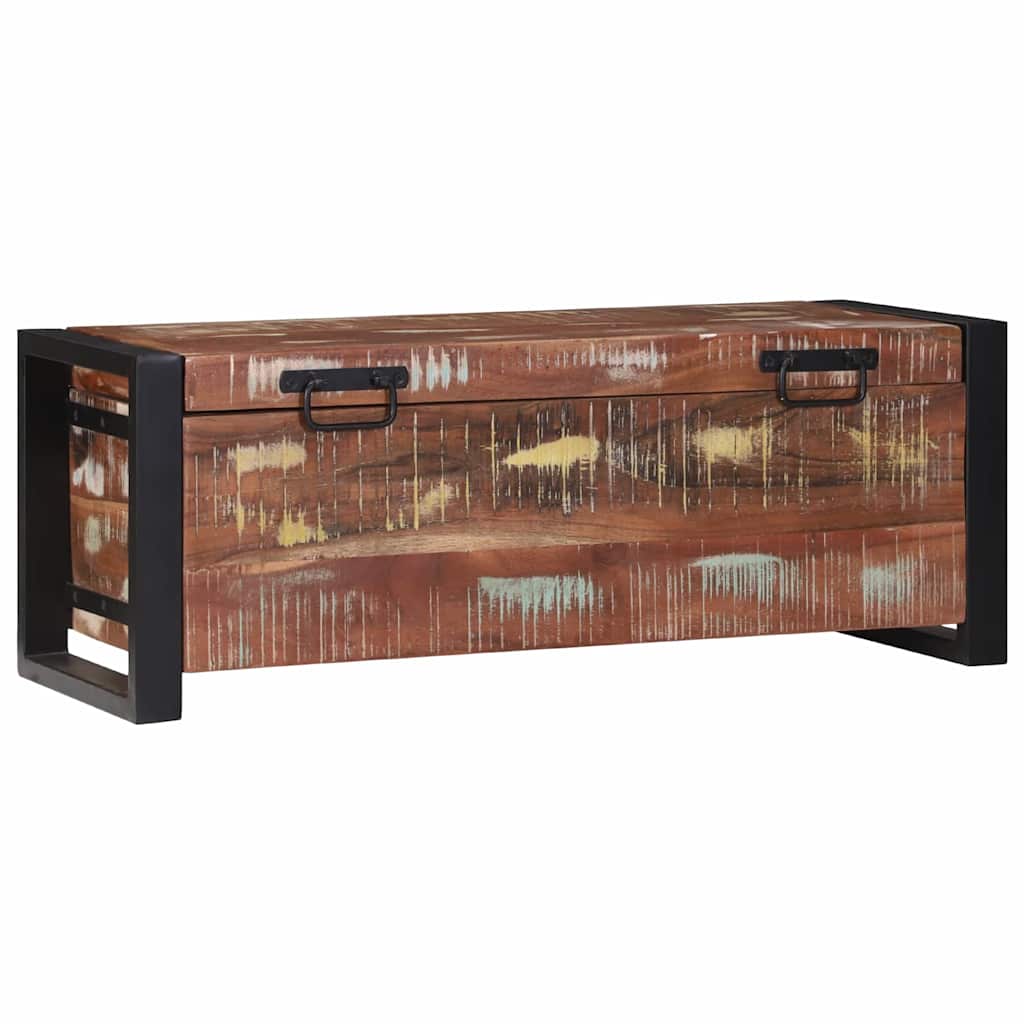 Storage Chests Multicolour 80 x 30 x 30 cm Solid Reclaim wood