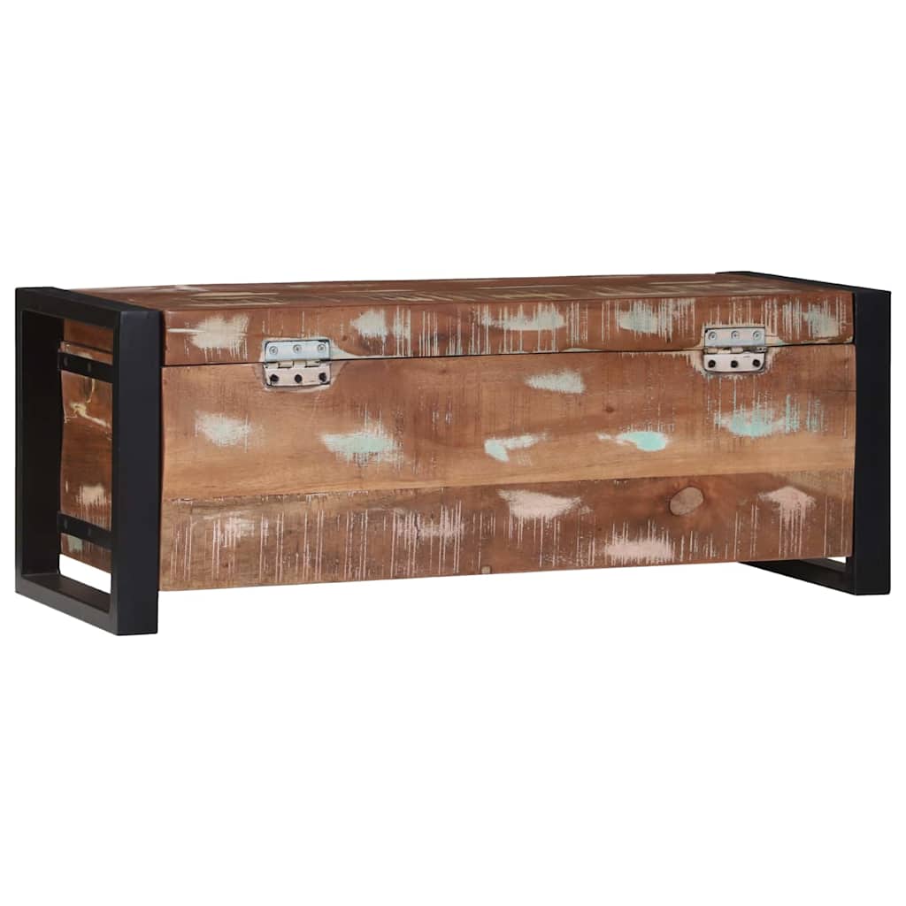 Storage Chests Multicolour 80 x 30 x 30 cm Solid Reclaim wood