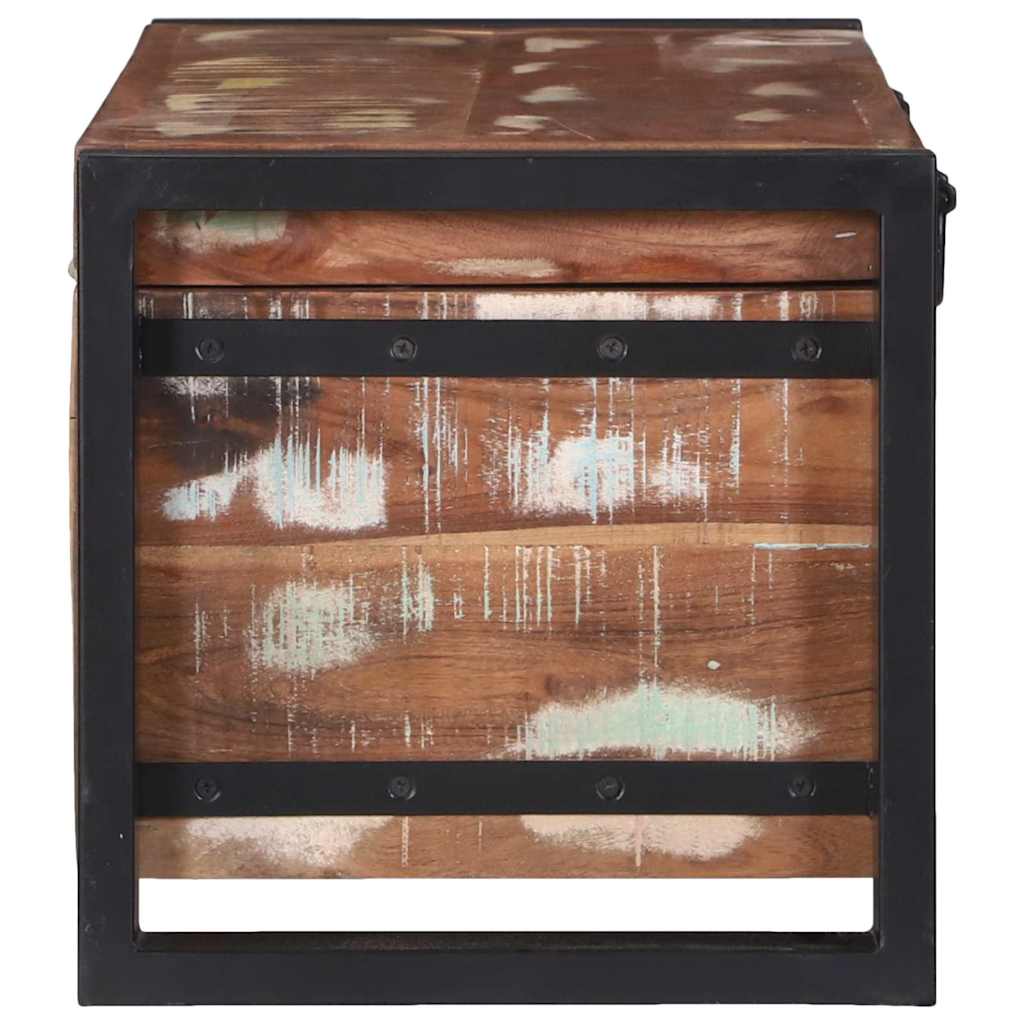 Storage Chests Multicolour 80 x 30 x 30 cm Solid Reclaim wood
