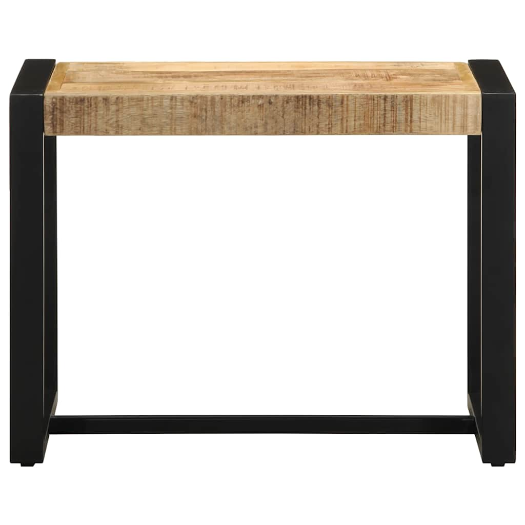 vidaXL Bench 60x35x45 cm Solid Rough Wood Mango