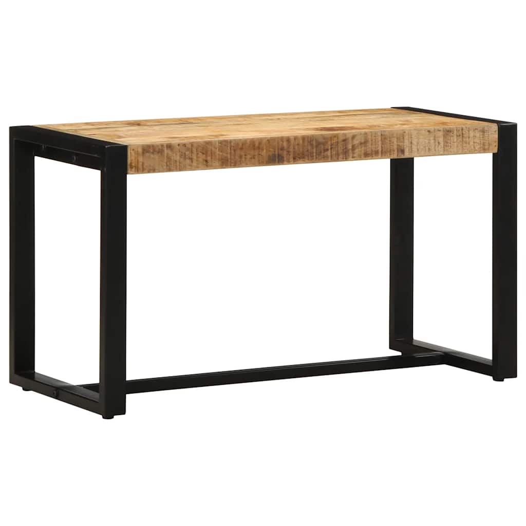 vidaXL Bench 80x35x45 cm Solid Rough Wood Mango